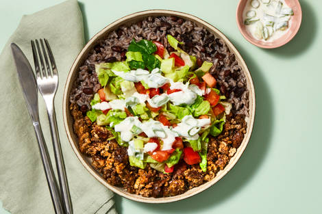 Tex-Mex Turkey & Black Bean Rice Bowls