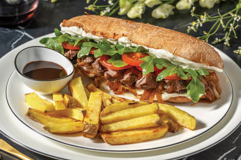 Venison Steak & Caramelised Onion Panini