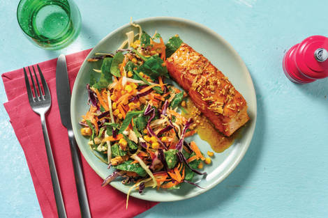 Double Mexican Seared Salmon