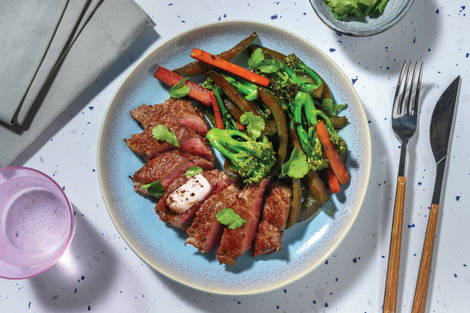 Seared Beef Rump & Chilli Garlic Butter