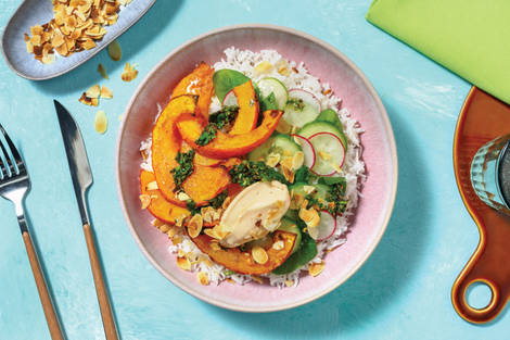 Smokey Roast Pumpkin & Garlic Rice