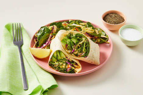 Crunchy Garden Wraps