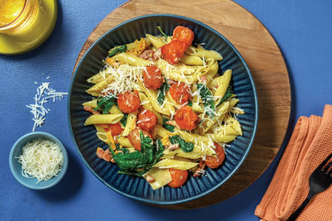 Chicken, Bacon & Cherry Tomato Penne