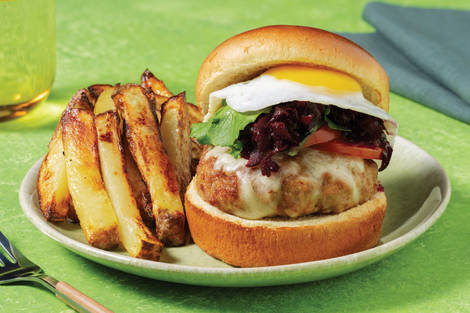 The Works Beef & Bacon Burger