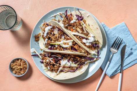 Easy Teriyaki Beef & Slaw Tacos