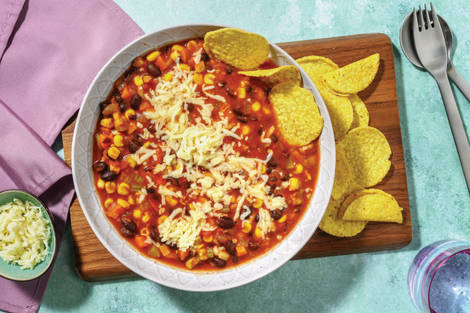 One-Pot Mexican Black Bean & Veggie Soup