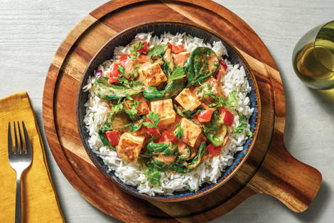 Berbere-Spiced Haloumi Curry