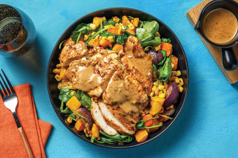 Double Spiced Chicken & Caribbean Coconut Sauce