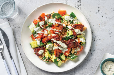 Quick Mediterranean Honey Beef Rump Bowl