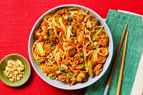 Szechuan Pork Noodle Stir-Fry