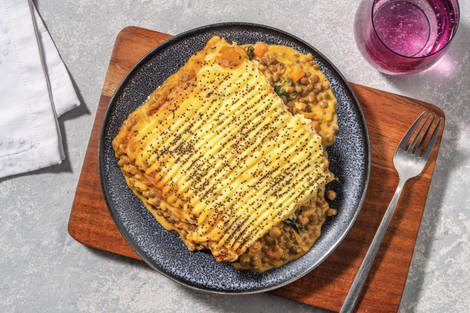 Indian Chicken, Lentil & Veggie Curry Pie