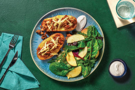 Beef & Cheddar Loaded Spuds