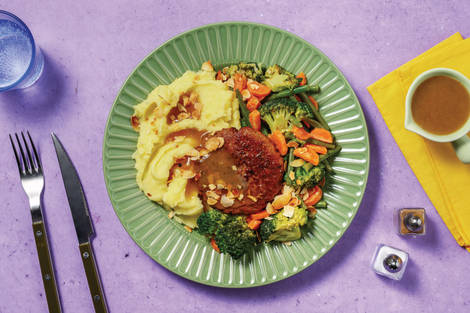 Double Plant-Based Patty & Pepper Gravy