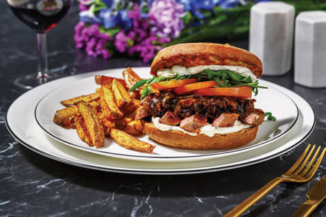 Venison Steak & Caramelised Onion Panini