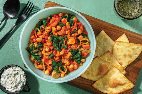 Middle Eastern-Style White Bean Veggie Bowl