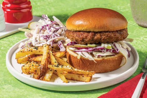 Easy Teriyaki-Glazed Beef Burger