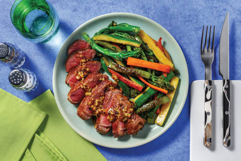 Seared Beef Rump & Chilli Garlic Butter