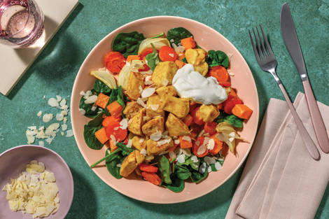 Chermoula Chicken & Roast Veggie Toss