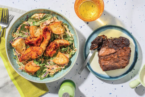 Sweet Tex-Mex Chicken & Pea Pod Salad for Dinner