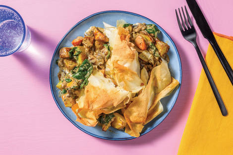 Rustic Roast Potato & Mushroom Pot Pie