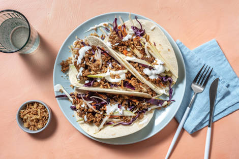 Double Teriyaki Pork & Slaw Tacos