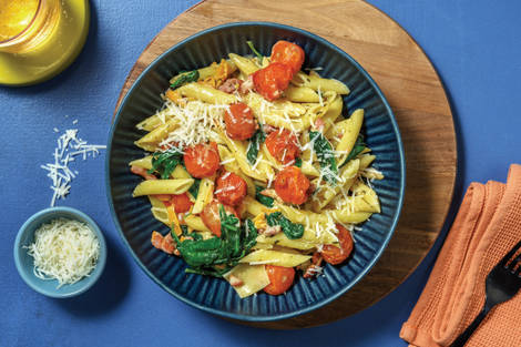 Chicken, Bacon & Cherry Tomato Penne