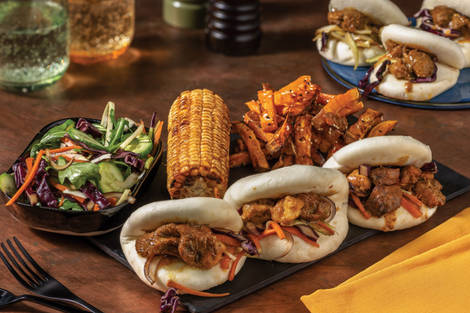 Peanut Chicken & Coconut Chilli Bao Buns