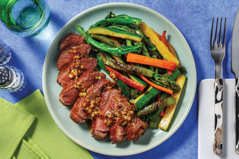 Double Seared Beef Rump & Chilli Garlic Butter