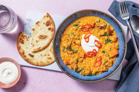 Indian Sweet Potato & Lentil Dhal