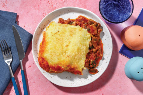 Italian Beef & Cauli-Potato Topped Pie