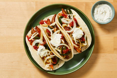 Sweet Potato & Beef Fajitas