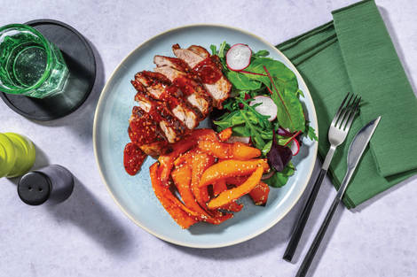 Easy Asian Sweet Chilli-Glazed Lamb Rump