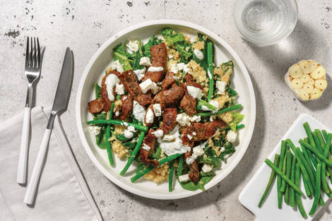 Italian Beef & Green Veggie Couscous
