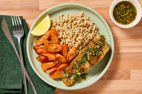 Barramundi with Zesty Cilantro Sauce