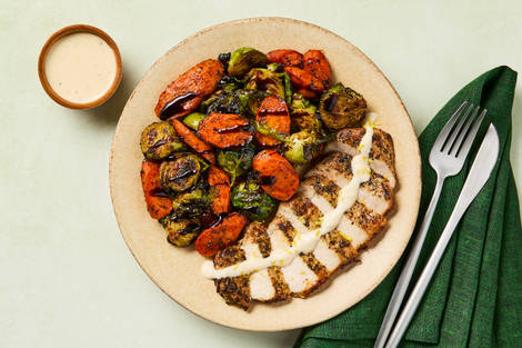 Creamy Lemon-Herb Pork Chops