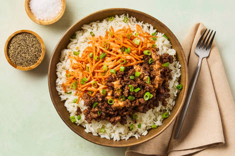 Sesame Soy Beef Bowls