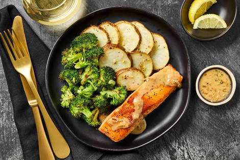 Honey Dijon Dill Trout