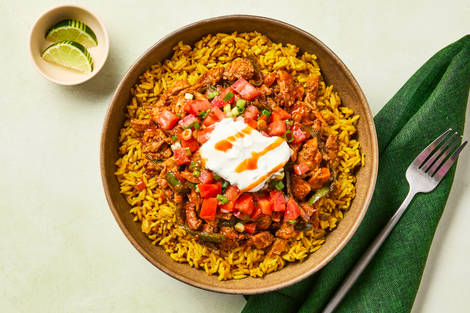 Mexican Beef & Rice Bowls