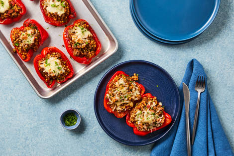 Italian Beef Stuffed Peppers