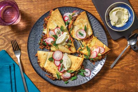 Tex-Mex Black Bean Quesadillas