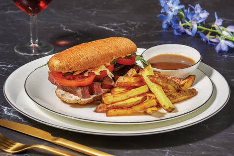 Venison Steak & Caramelised Onion Panini