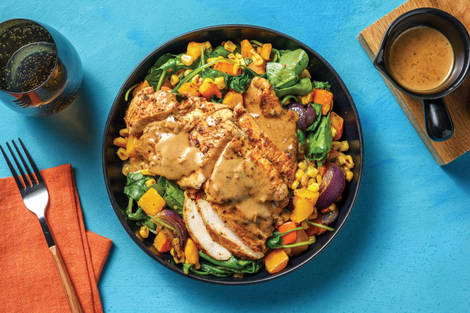 Spiced Chicken & Caribbean Coconut Sauce