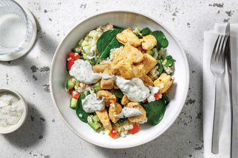 Honey Chicken & Israeli Couscous Bowl