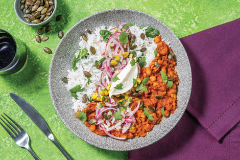 Mexican Smashed Chickpea & Beef 