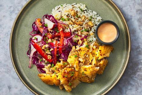 "Poke" Tilapia Crunch Bowls