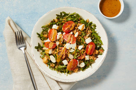 Fresh Mozz & Tomato Caprese Grain Bowls