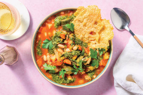 Italian White Bean & Veggie Soup