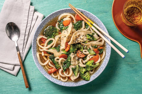 Prawn Wonton & Veggie Soup