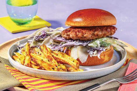 Easy Teriyaki-Glazed Beef Burger