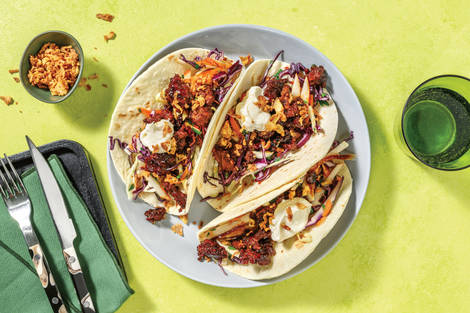 Double Teriyaki Pork & Slaw Tacos